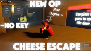 NEW CHEESE ESCAPE SCRIPT (KEYLESS 2025) (GODMODE, ESP MONSTER, INF JUMP, FULL BRIGHT,)