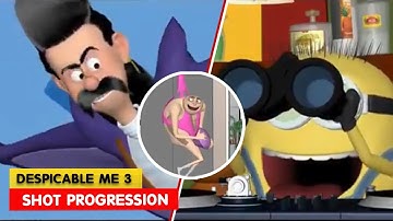Despicable Me 3 | Balthazar Bratt Shot Progression | Illumination | 3D Animation Internships