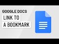 Google Docs Linking and Bookmarking Quiz