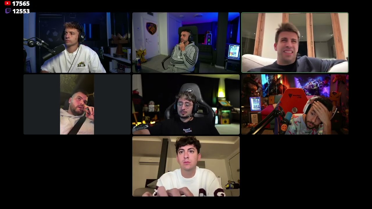 POLÉMICA Y SALSEO EN LLAMADA CON GERARD PIQUÉ Y LOS PRESIDENTES DE LA KINGS LEAGUE