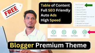 Table OF Content, High Speed, SEO Friendly Blogger Template For Free [ Blogger Theme ]