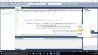 How to make a Calculator in Visual Studio 2010