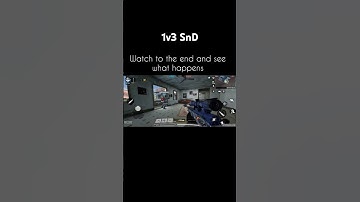 This is how you win a 1 v 3 in Crash in SnD. #codm #shorts