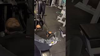 Darkest man sus form in the gym 😂😂😂