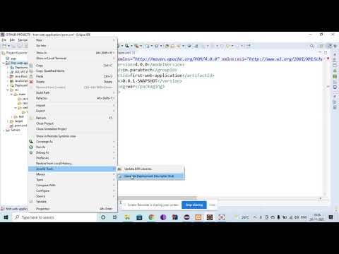eclipse web.xml is missing and failonmissingwebxml is set to true