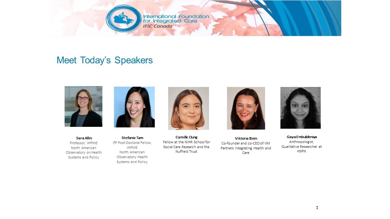 How Does Policy Support Integrated Care? International Examples, Ontario Practice