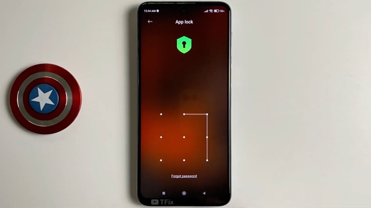 App lock on Xiaomi Redmi Note 9 Pro Android 11