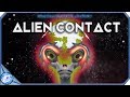 Alien contact telepathy meditation music  contact higher dimensional beings  theta binaural beats