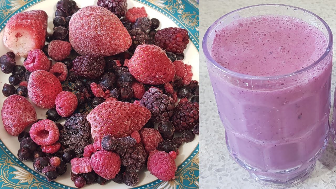 Delicious Berry Medley Smoothie YouTube