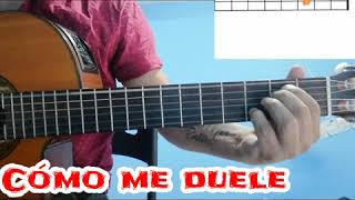 Cómo me duele (Gusi & Beto)"Versión acústica" Tutorial de Guitarra por Charly Villa