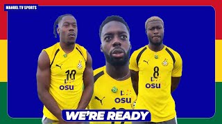 GHANA🇬🇭 VS 🇵🇦PANAMA: BLACK STARS PLAYERS SPEAK-ASAMOAH GYAN & ALL CAMPING VIBES