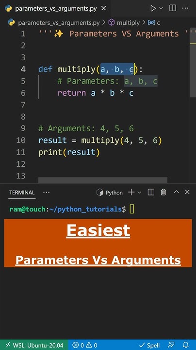 Parameters Vs Arguments - YouTube