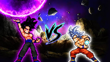 Goku 1000 TP V1 VS Goku Perfect MUI in Jump Force Mugen 🤩