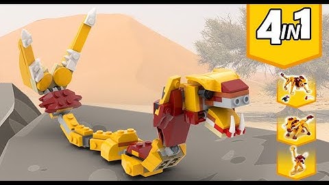 Lego 31112 Snake Alternative Build
