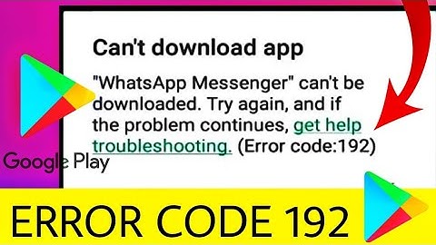 [SOLVED] How to Fix Error 192 Code Problem (100% Working) 2021