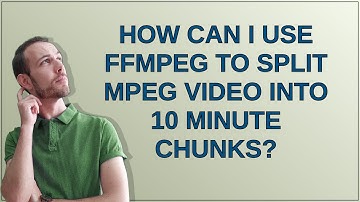 How can I use ffmpeg to split MPEG video into 10 minute chunks?