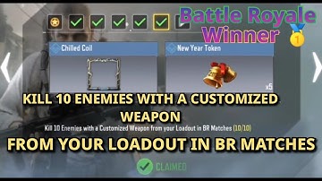Kill 10 Enemies With A Customized Weapon From Your Loadout In BR Matches Call Of Duty Mobile