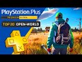 Top 20 Open World Games on PlayStation Plus Extra & Premium | 2024