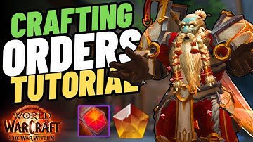 How to Use Crafting Orders in WoW The War Within | Patch 11.1 | Best PvP Ring & Neck Guide