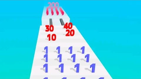 Number Master Game - Insane Math Runner Challenge! (Level Up Fast!)