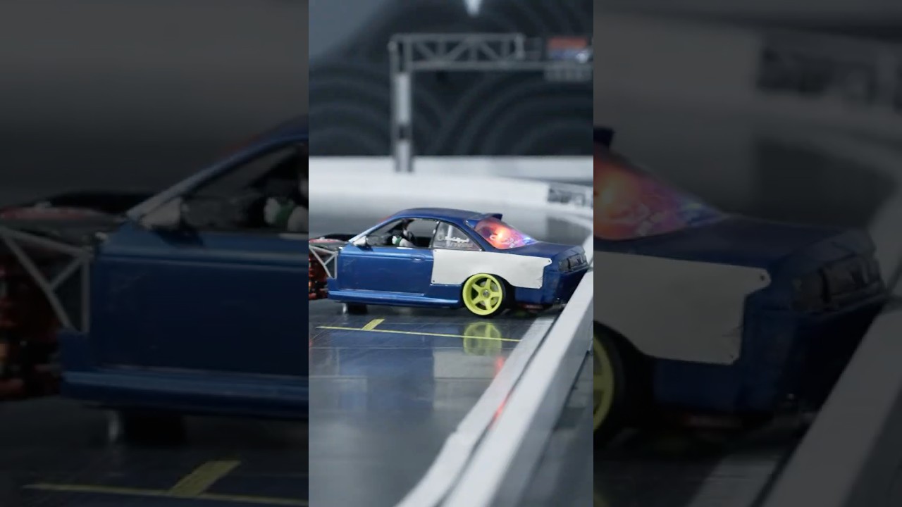 Nissan Silvia S14 drift missile HUGE wall tap at Super-G during Team Overdose USA Bullet Tour!