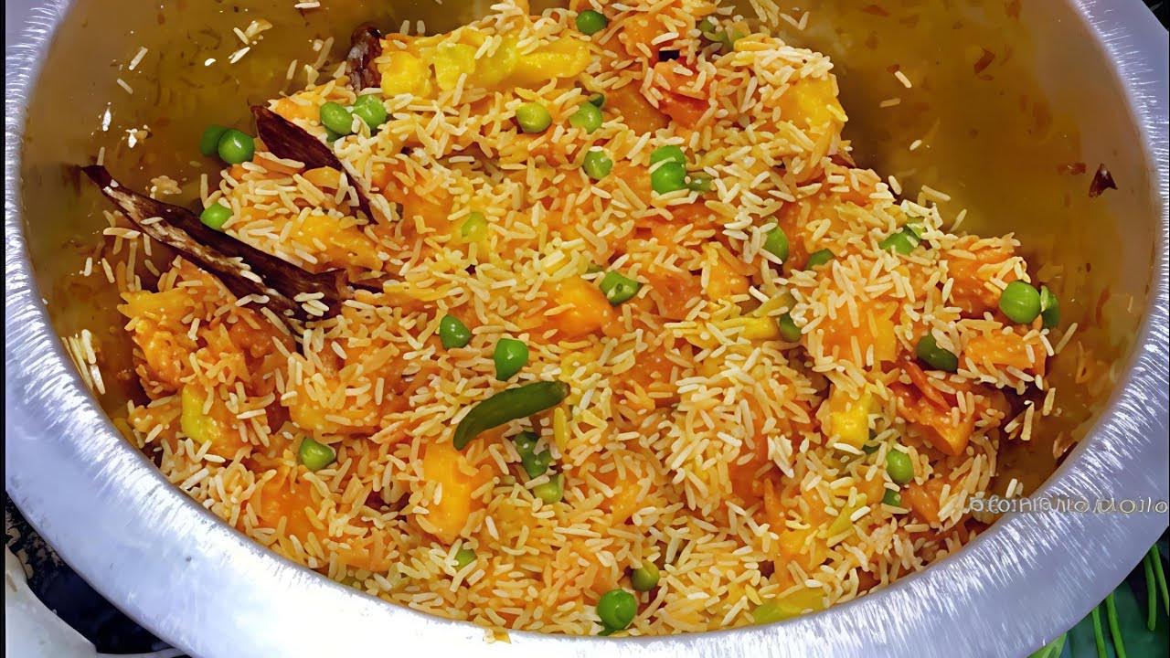 How to cook yellow rice with mixed vegetables How to cook yellow rice