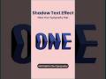 Add Shadow to Text in Adobe Illustrator #typography  #adobeillustrator