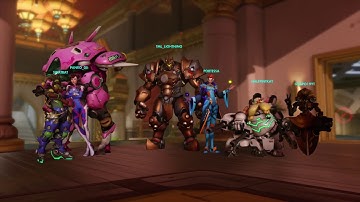 (PS4 Pro) Overwatch: CTF with FRIENDS! :D - Highlight Game 18