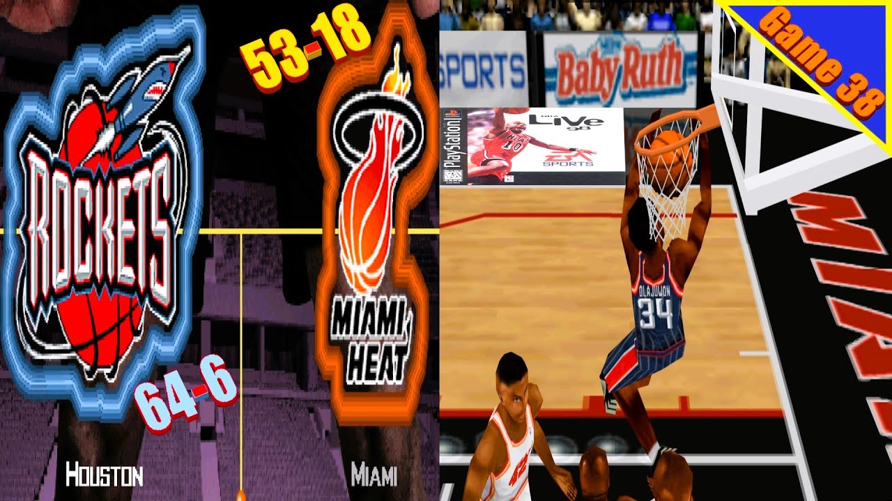 Florida Road Trip Part 2: Miami | NBA Live 98 (PS1) | Rockets Regular ...