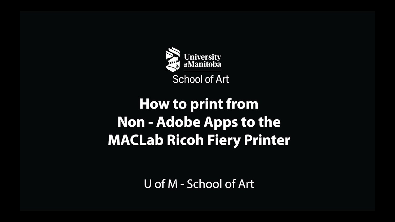 MACLab Printing   How to print   Non Adobe 2025