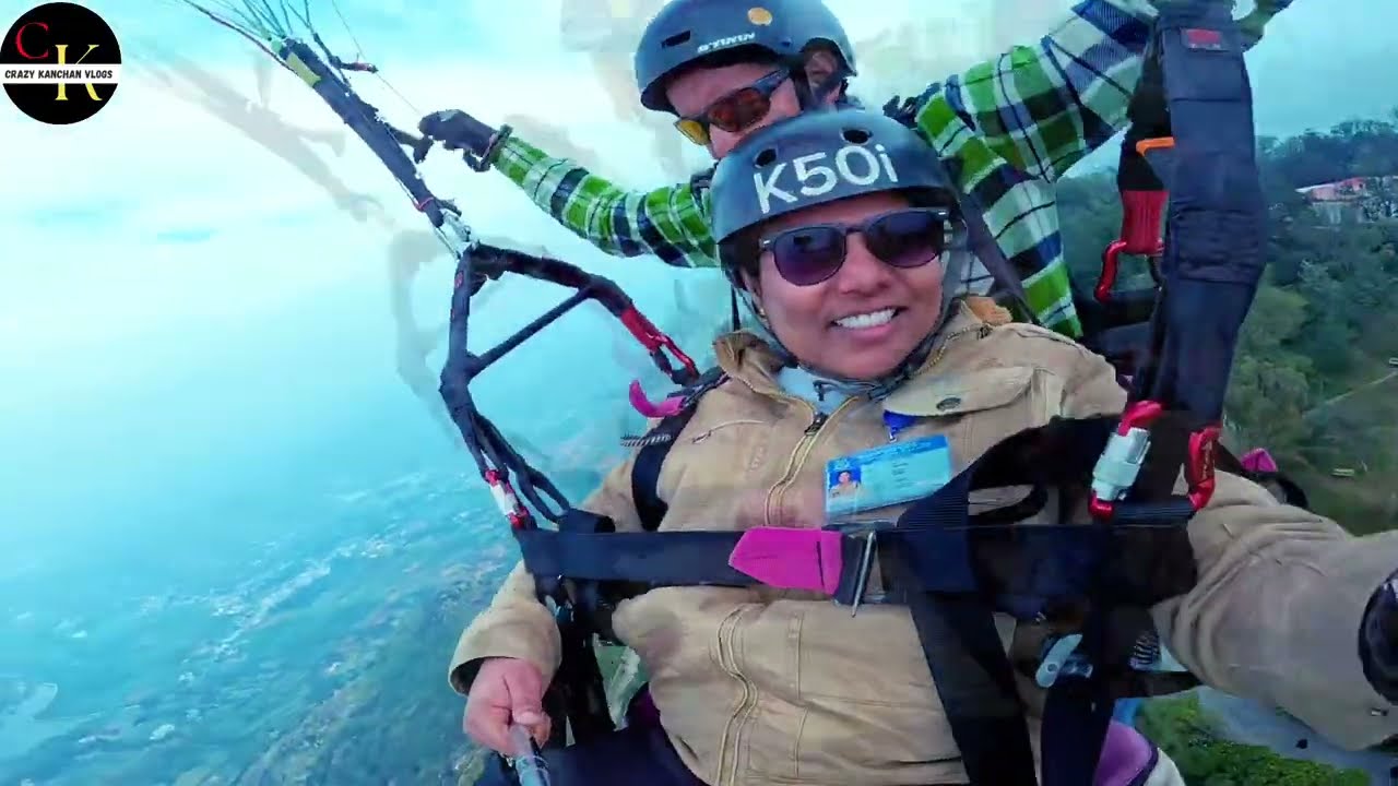 Первый полет на параплане в Нанди Хиллз, Бангалор 