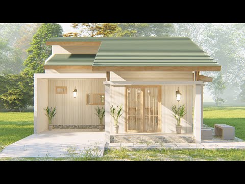 550 Sqft Tiny House with 2 Bedrooms | Minimalist Interior | Simple Life