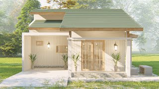 550 Sqft Tiny House with 2 Bedrooms | Minimalist Interior | Simple Life
