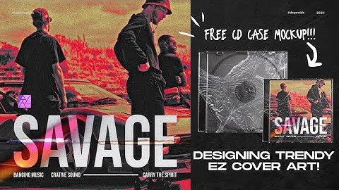How to Make Trendy Cover Art Design in Affinity Photo + FREE CD CASE MOCKUP DOWNLOAD! Simple Edit