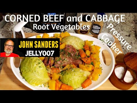 CORNED BEEF and CABBAGE w/ ROOT VEGETABLES in ANY PRESSURE COOKER Ninja Foodi Instant Pot