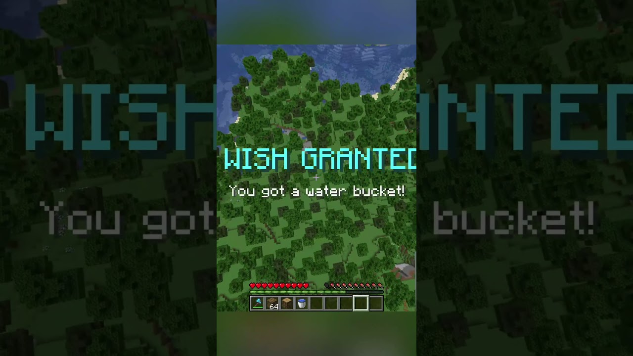 i should NOT have wished for that #minecraft #minecraftshorts #shorts