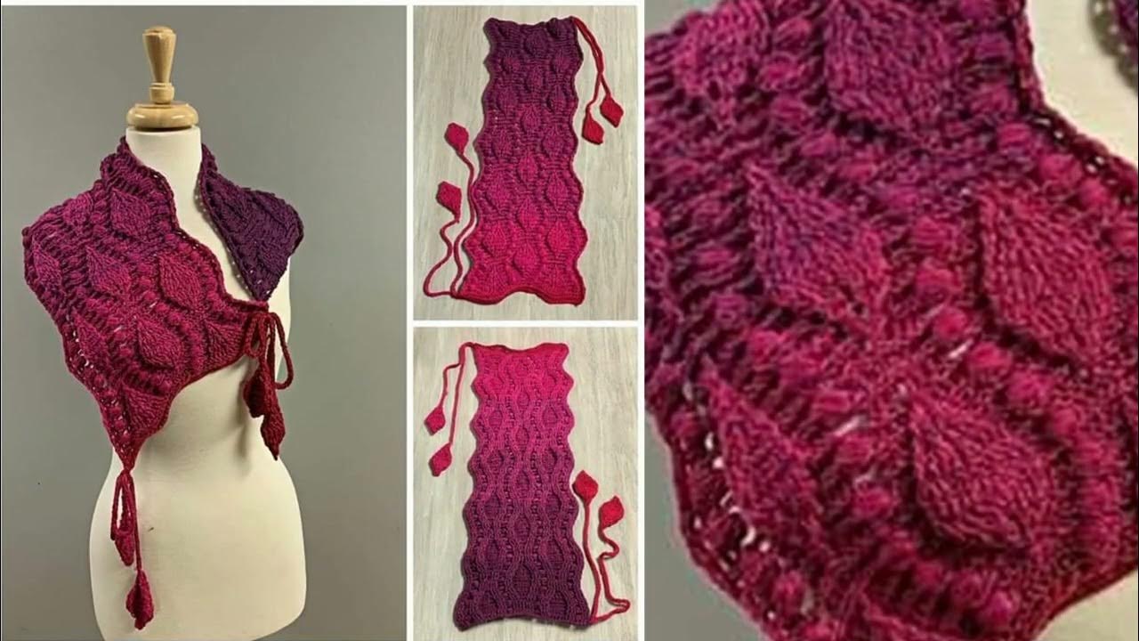 Como hacer un chal elegante a crochet