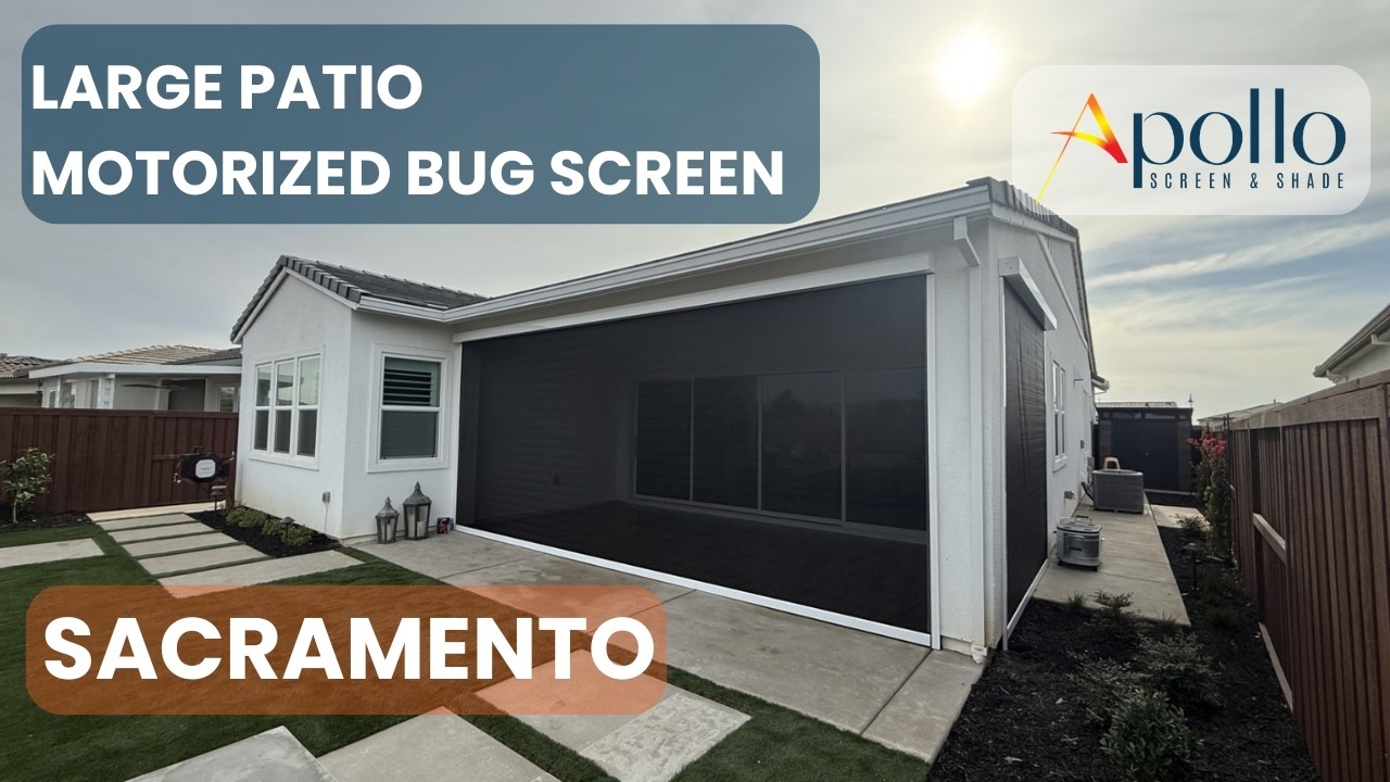 More Sacramento Patio Shade & Patio Screen Installations