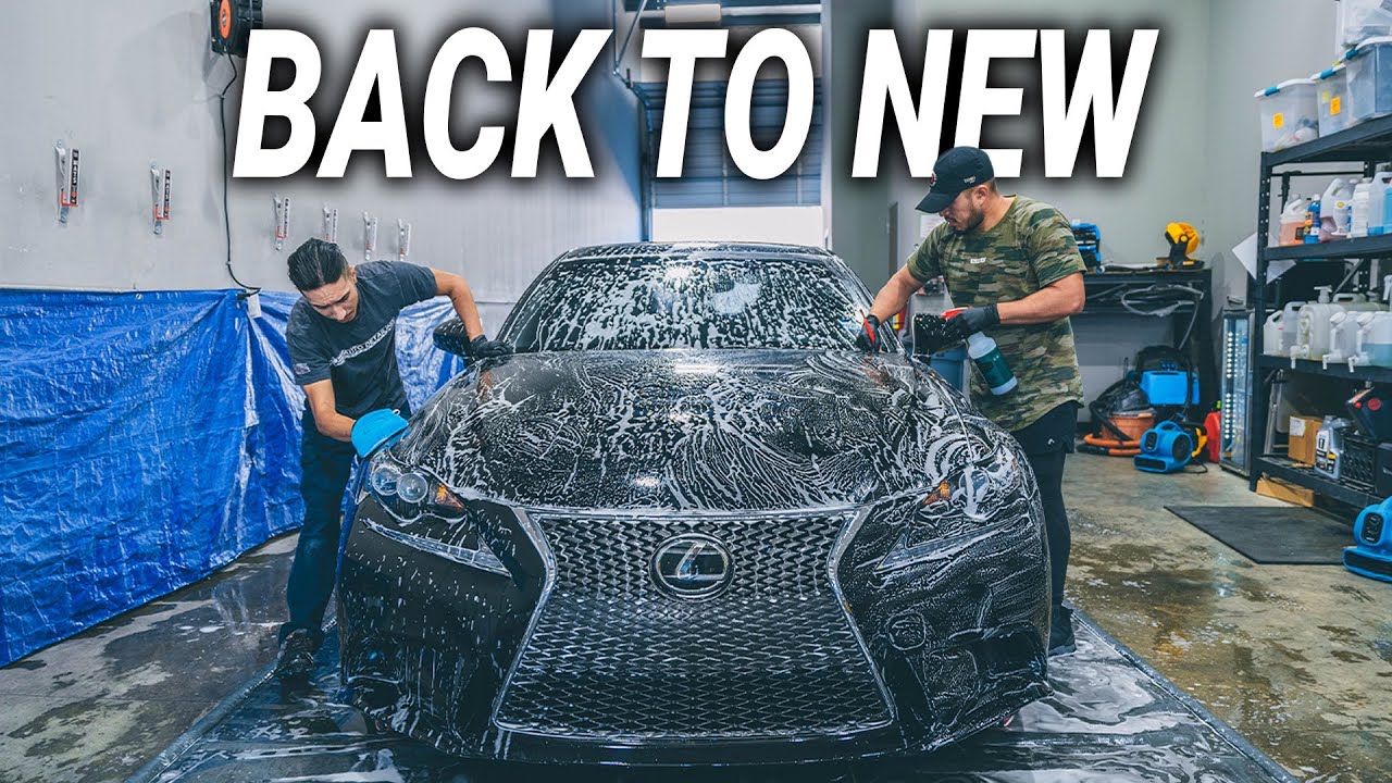 Reviving The Black Paint on a Lexus ES350 | How Much Did We Charge