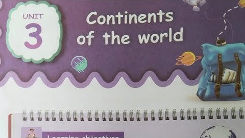 5th std social term 2 Unit 3 continents of the world All book back answers 