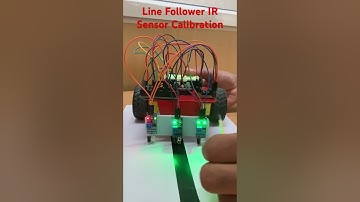Line Follower IR Sensor Calibration process
