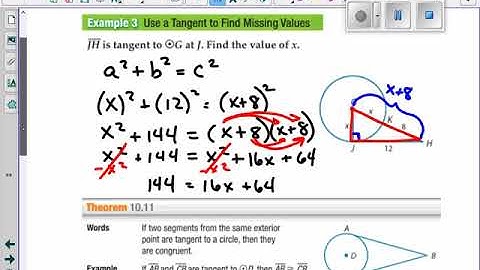 April 14 DLD Geometry Lesson 10.5 Video