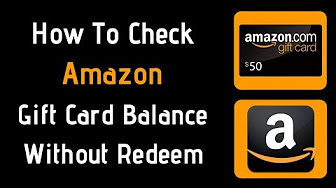 Amazon Ca Gift Card Balance Check Youtube