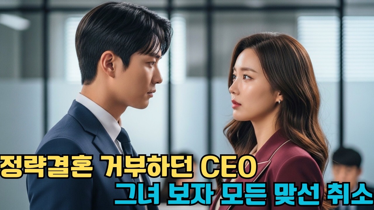정략결혼 죽어도 싫다던 CEO 그녀를 보자마자 잡혀있던 모든 선자리를 취소했다 #한국드라마 #CEO로맨스