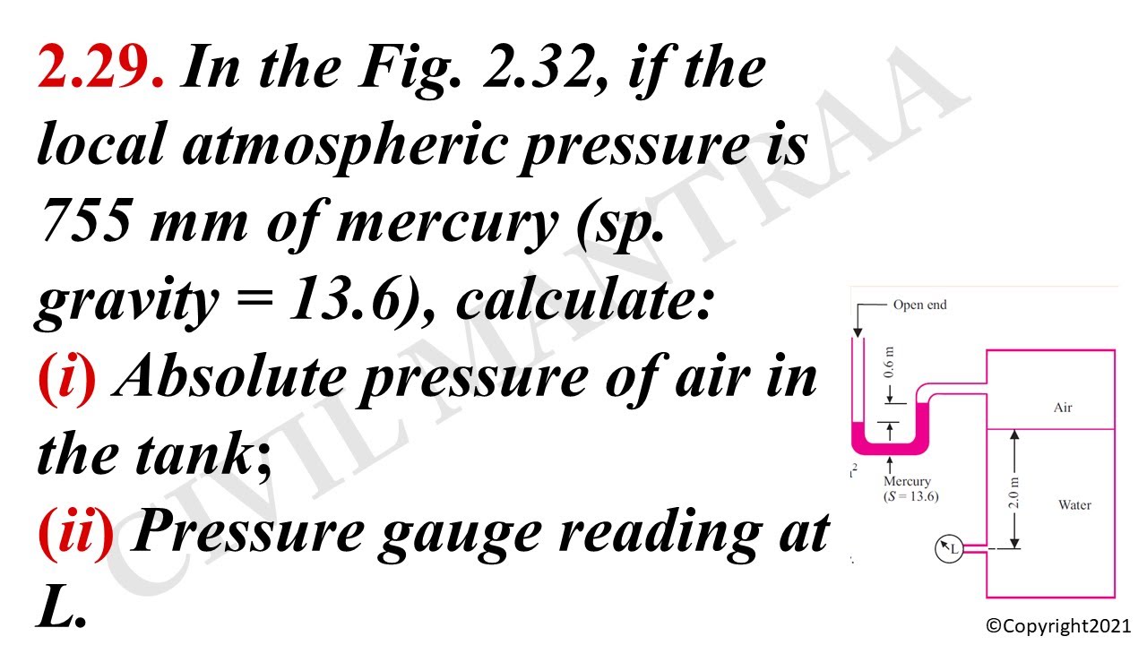 In The Fig 2 32 If The Local Atmospheric Pressure Is 755 Mm Of In The Fig 2 32 If The Local Atmospheric Pressure Is 755 Mm Of