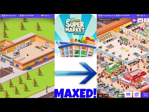 MAX MARKET EVOLUTION, LEVEL 10.000! - Idle Supermarket Tycoon