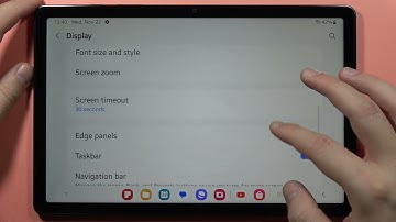 Samsung Galaxy Tab A9/A9+ Change Screen Zoom #taba9