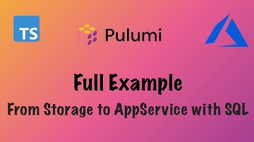 Pulumi deploy a full stack in Azure with TypeScript