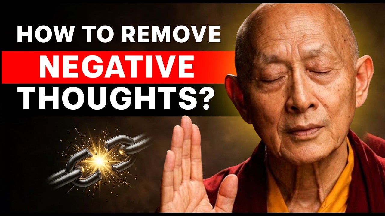 Tibetian Monk Reveals Secret Practive How To Remove NEGATIVE Thoughts