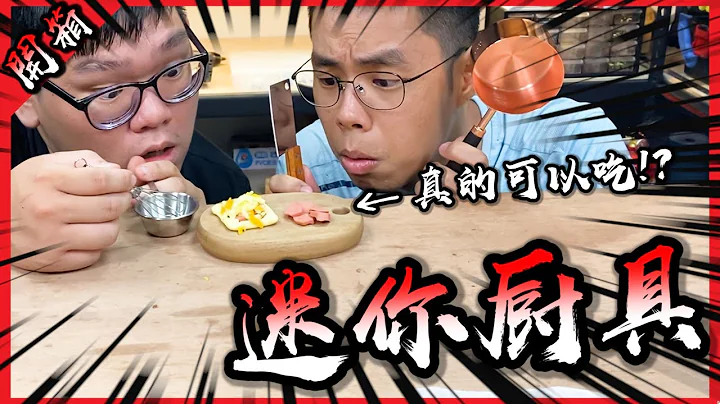 超迷你厨具！用这么小的厨具居然真的能做出料理！？【胡买海开】(Feat. @AJin_Jin ) - 天天要闻